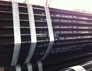 China Black Paint Printed API 5L Gr.B 42.2 mm x 3.56 mm x 5.8M Seamless / LSAW / SSAW Pipe supplier